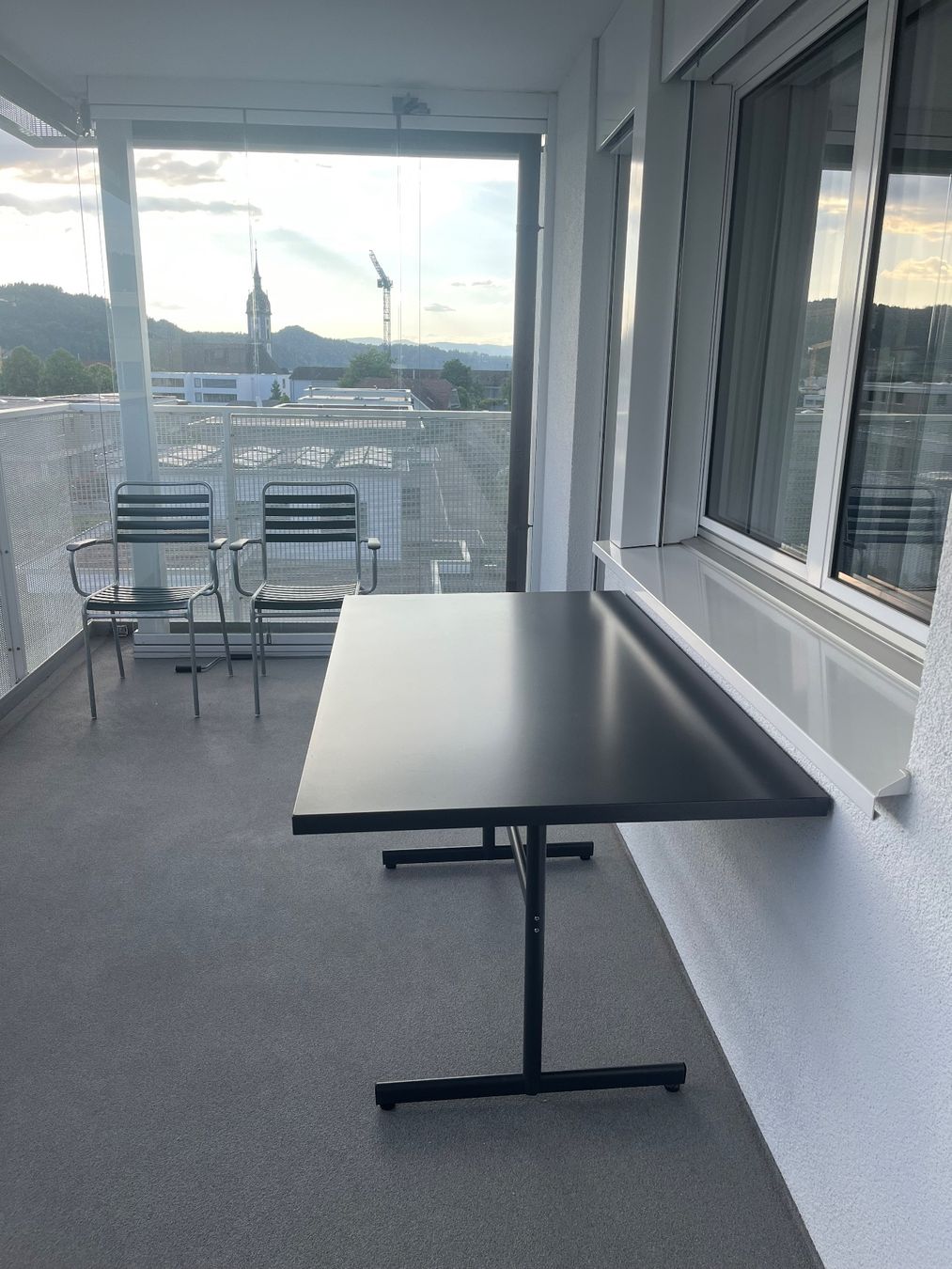 Schaffner Tavoli: Schaffner Tisch 140x80cm - klappbar -Anthrazit – Usato da Dagmersellen venduto da sim_zqh8 1