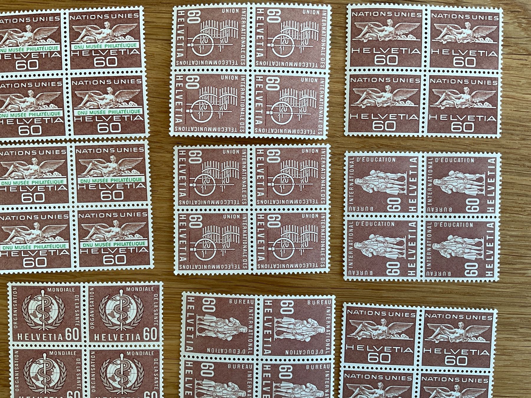 Alle Briefmarken: 60Fr Ämter Frankaturware ungestempelt postfrisch Sammlung – Neu (gemäss Beschreibung) aus Wil SG von Chefsugus 2