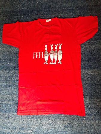 Nachthemd / Sleepshirt Rot