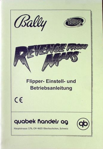 Flipper: Revenge from Mars – Usato da Schalunen venduto da schwabspielautomaten 1
