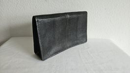 Vintage Handtasche / Clutch in Schwarz .