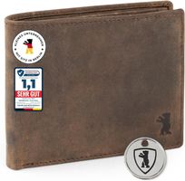 Bags Vintage Geldbörse Portmonee Leder Geldbeutel Herren