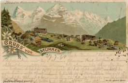 Mürren   BE  -  Gruss von MÜRREN      um  1 8 9 8