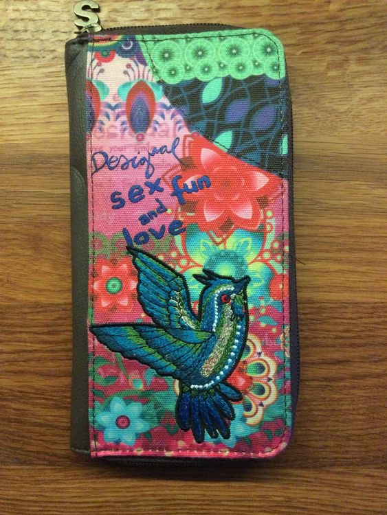 Porte-monnaie Desigual Neuf - Valeur 50€, Bicolore, Avec étiquettes