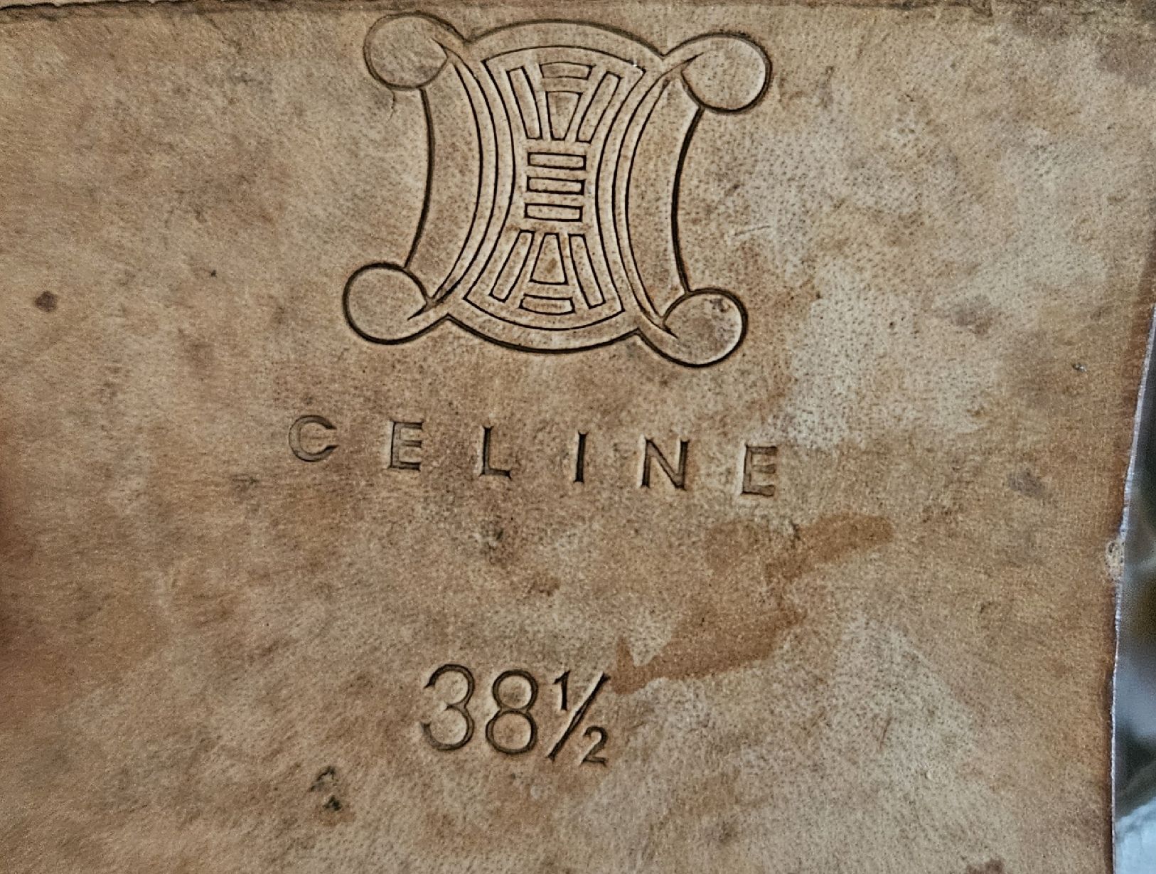 Celine Scarpe da donna: Sandales CÉLINE, taille 38.5, bronze irisé – Usato da St-Légier-Chiésaz venduto da myrtille74 3