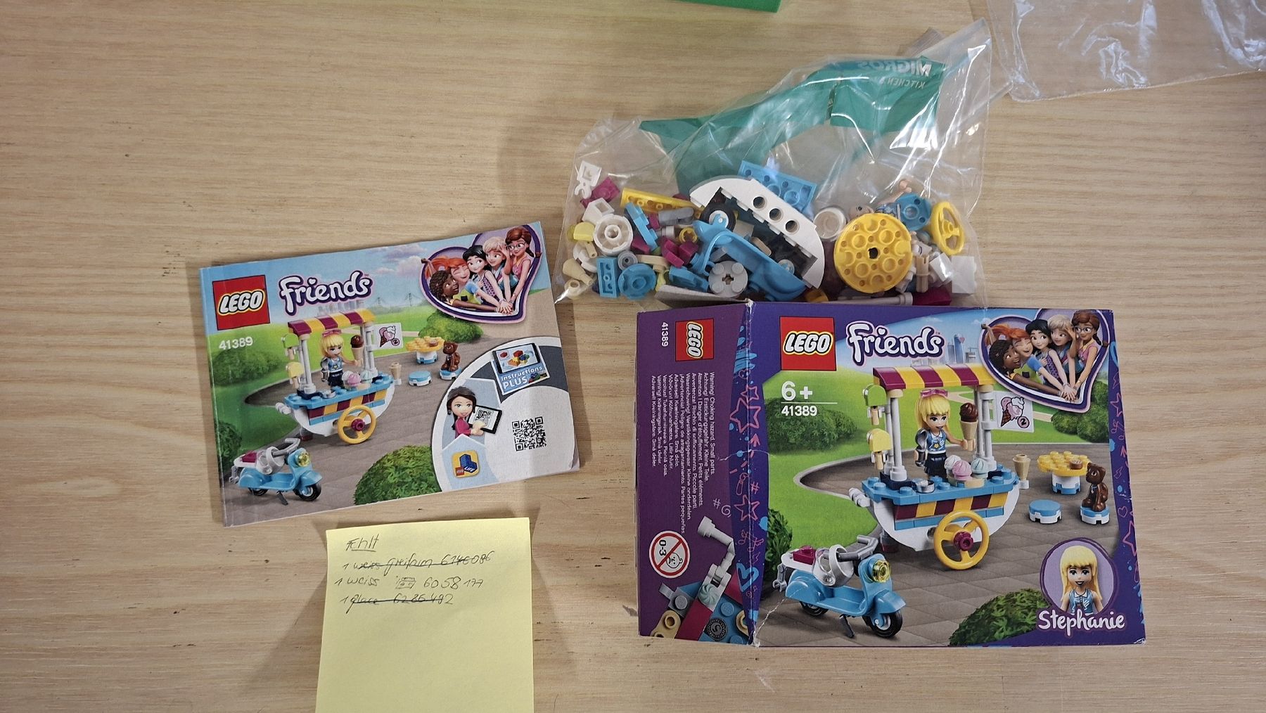 Lego Kit di costruzioni: Lego Friends Stephanies mobiler Eiswagen – Usato da Tagelswangen venduto da oceanfish