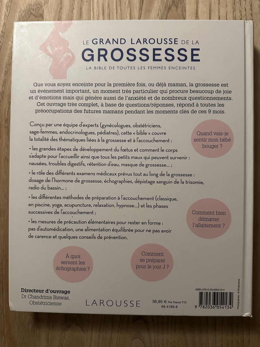 Livres: Le grand Larousse de la grossesse – D'occasion à Zürich par kattis 1