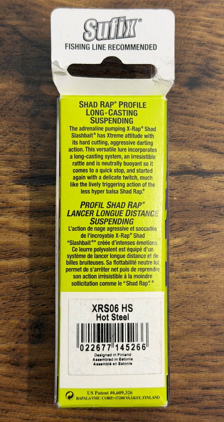 Rapala Esche: Rapala X-Rap Shad 6cm - 6 cm 9 gr #11 – Nuovo e nell'imballaggio originale da Widnau venduto da Fishingtackle_Oggy 3