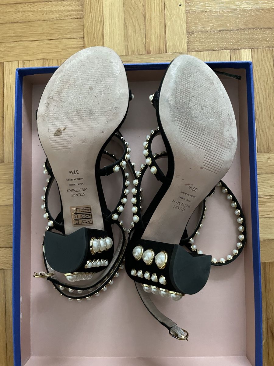 Scarpe da donna: Stuart Weitzman Perl Sandalen 37.5 nur einmal getragen – Usato da Au ZH venduto da therecomewaves 5