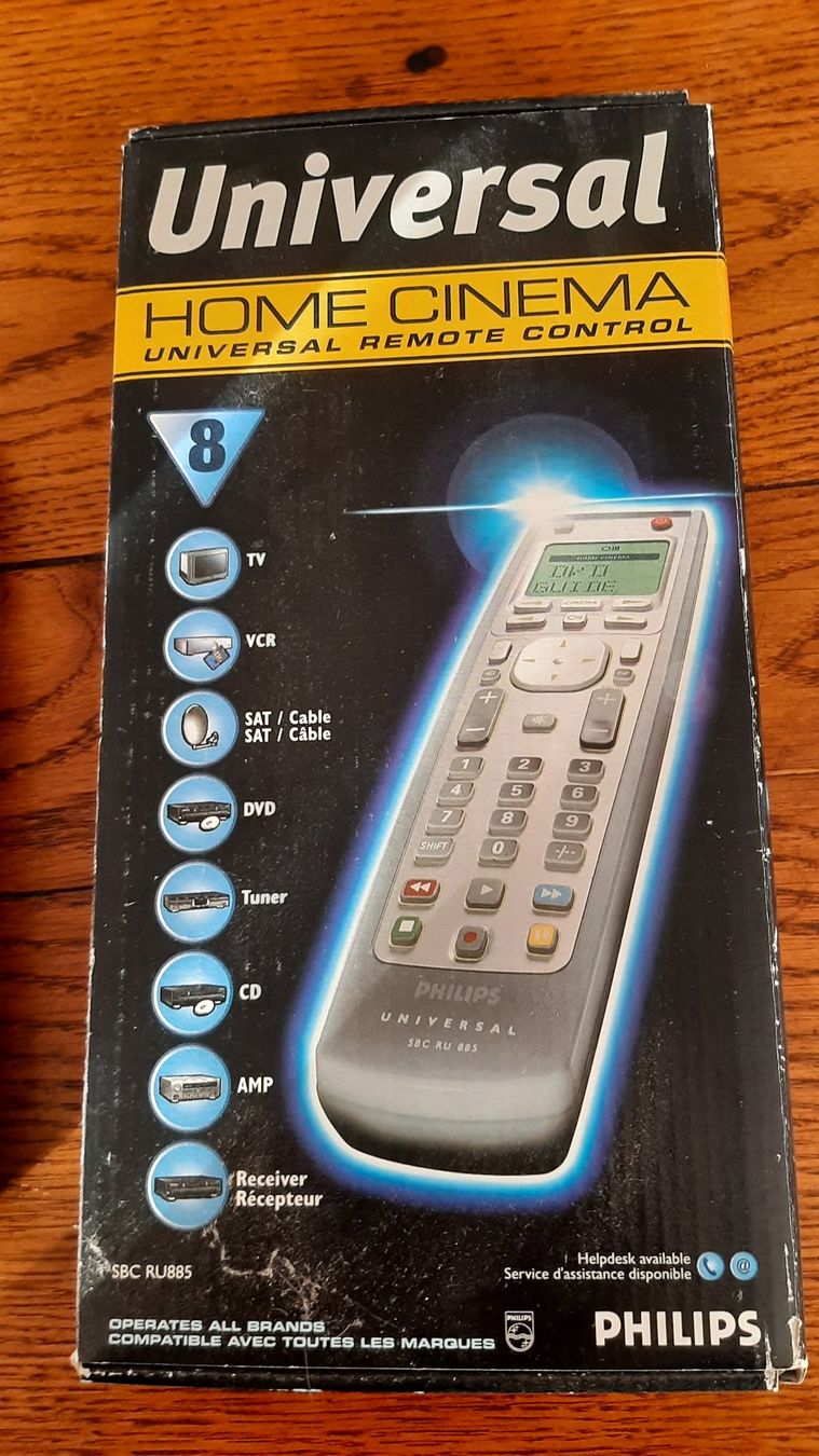 Philips Telecomandi: lot de 2 télécommandes universelles – Nuovo (secondo la descrizione) da Attalens venduto da Gmsa68