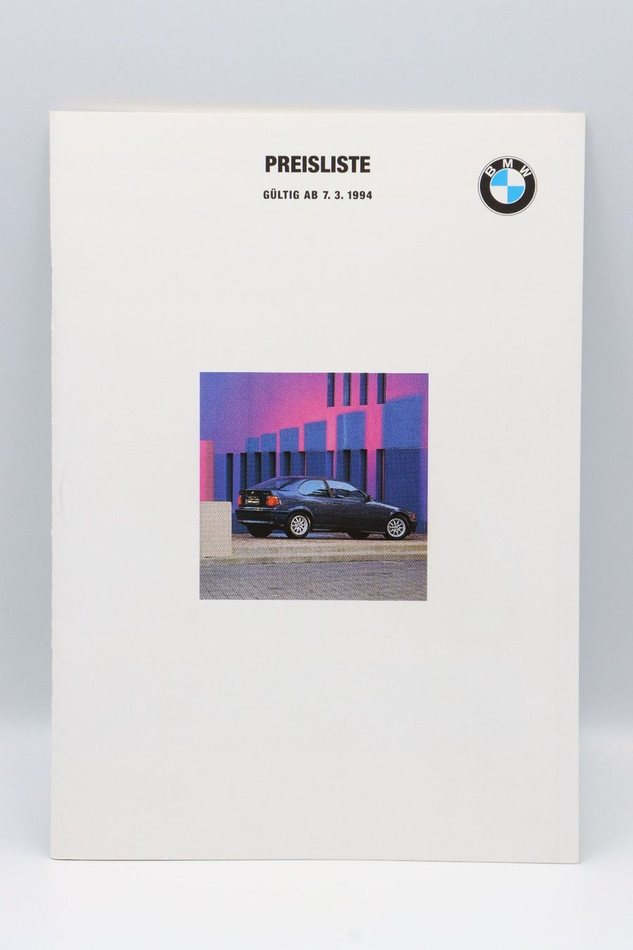 BMW Dokumente: BMW Preisliste 1994 Prospekt – Gebraucht aus Bühl b.Aarberg von Collectorpassions