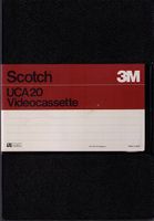 Videocassettes U-matic Scotch UCA-20