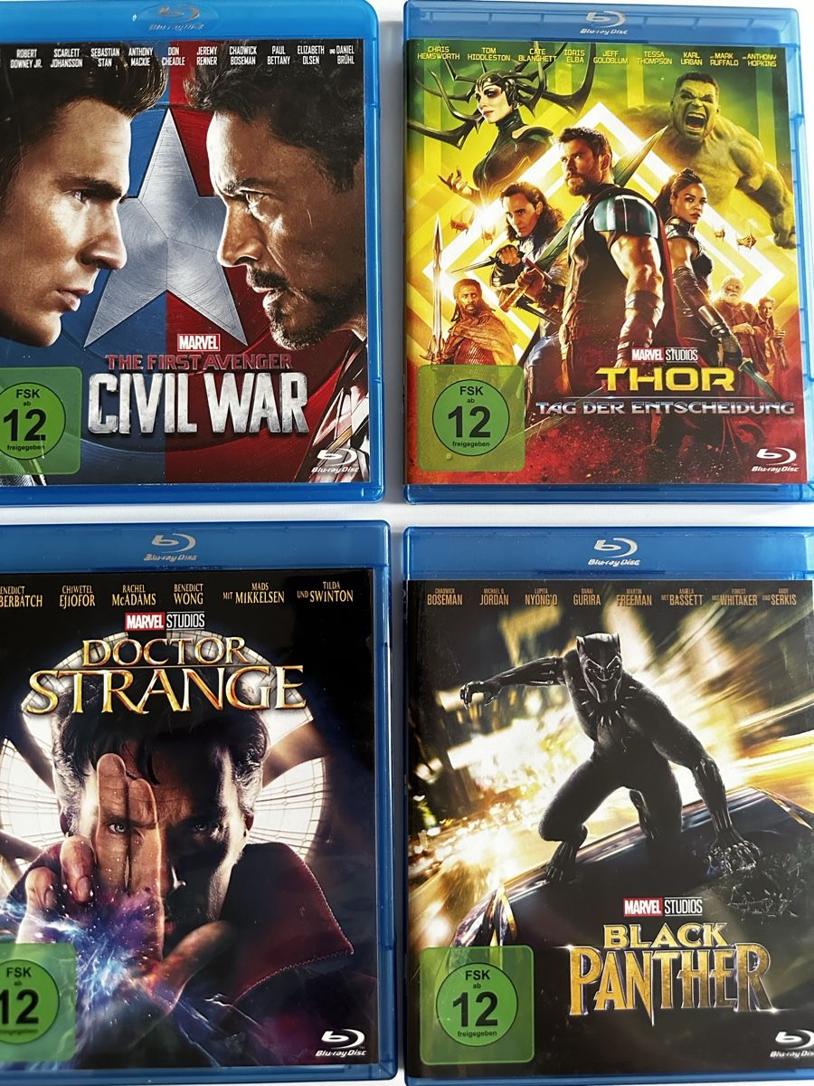 Tutti i DVDs: Marvel Bluerays – Usato da Bern venduto da XXM38