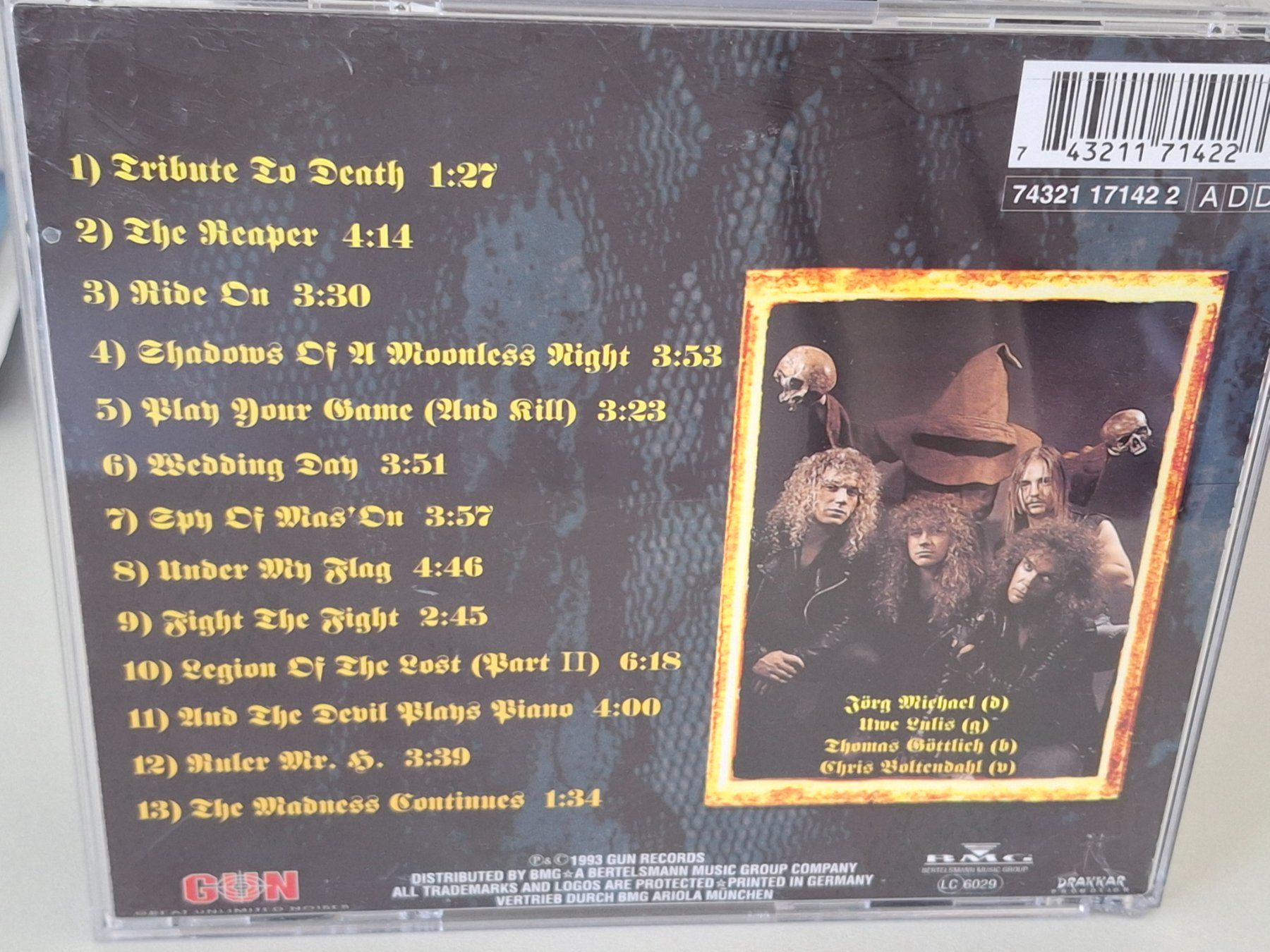 CD: CD Grave Digger - The Reaper – Usato da Aarberg venduto da Jackup1 1