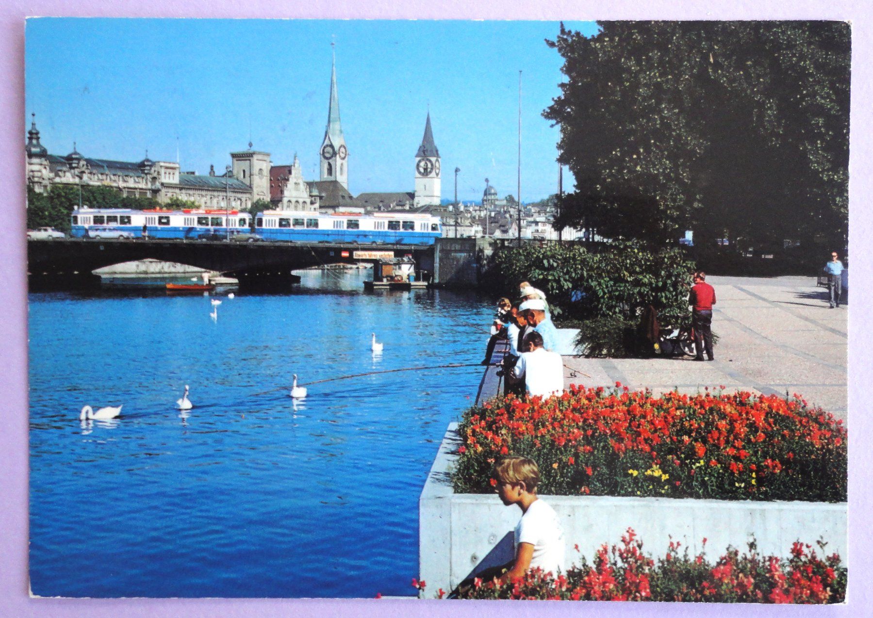 Ansichtskarten: Zürich, Utoquai – Gebraucht aus Fétigny von Billy2miny