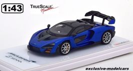 McLaren Senna 2019 blau-mét. 1:43 von True Scale Miniatures
