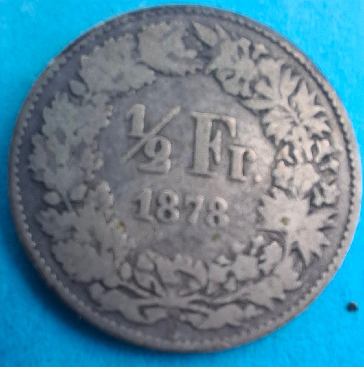 Alle Münzen: CHF___0.50 1878 SS – Gebraucht aus Fribourg von Kiki020