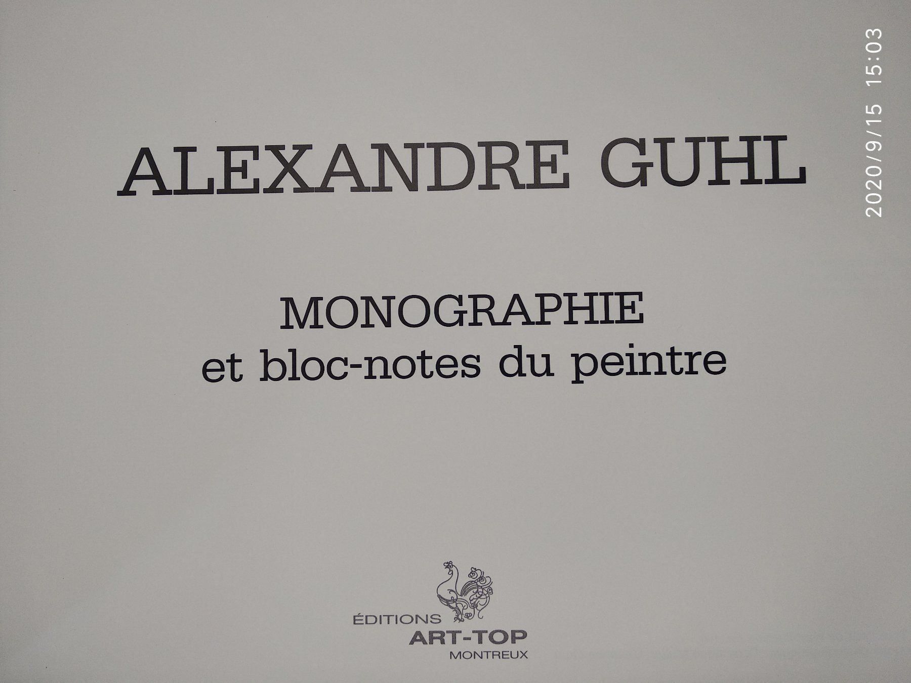 Libri: ALEXANDRE GUHL - WIDMUNGSEXEMPLAR – Usato da Goldach venduto da Gaip 3