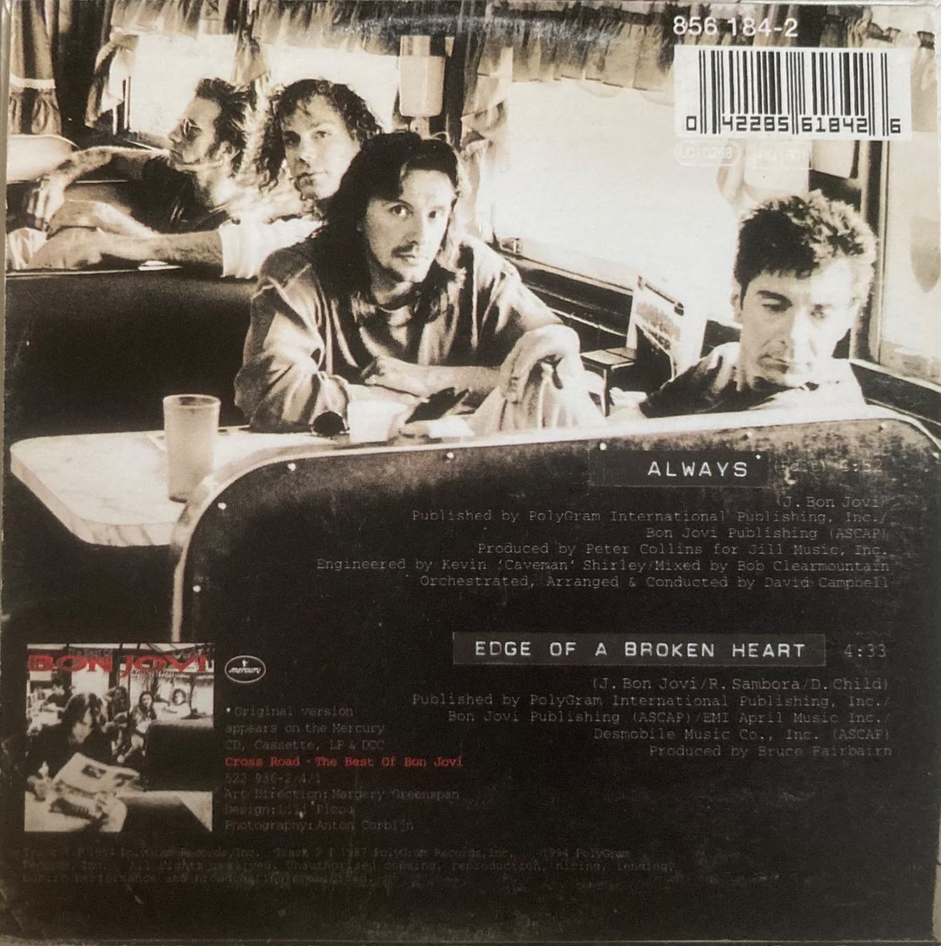 CDs: BON JOVI - ALWAYS – Gebraucht aus Poliez-Pittet von Newtown-Records 1