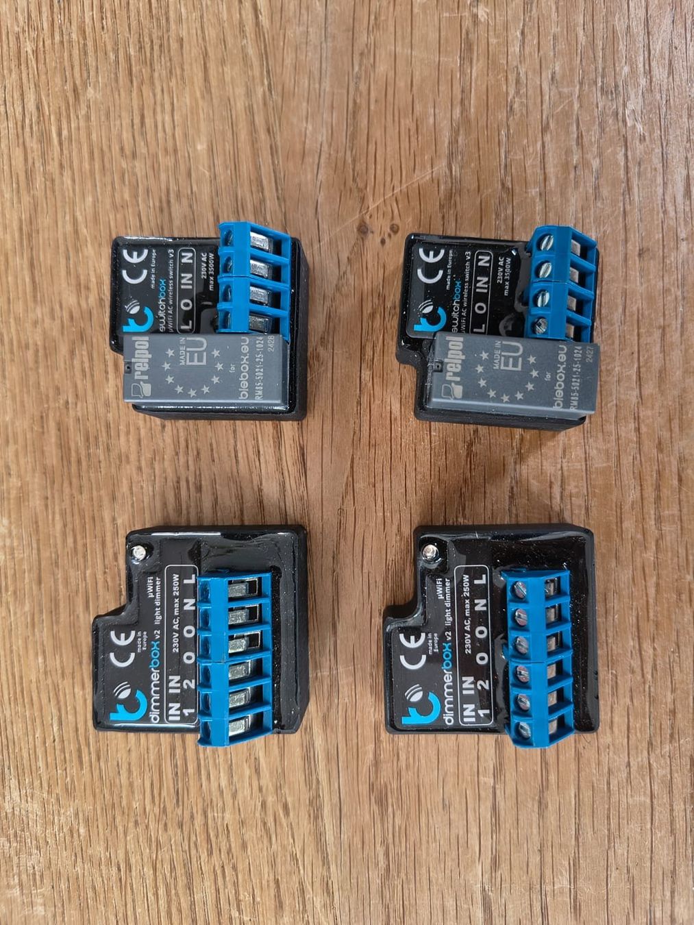 Interruttori: Blebox Switchbox und Dimmerbox 4 Stück gebraucht – Usato da Oberriet SG venduto da Iloveratte
