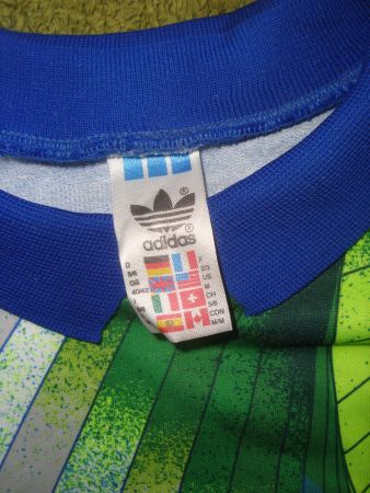 vintage 80iger years adidas Torwartpulli size M Made Italy