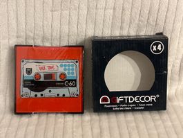 4 Untersetzer mit Tape Motiv , Neu