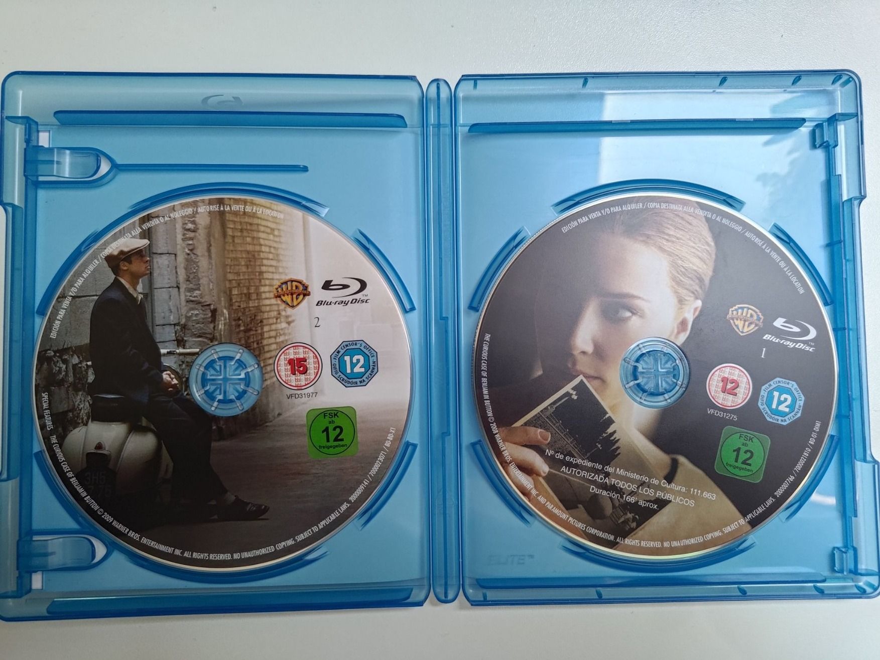 Tutti i DVDs: Der seltsame Fall des Benjamin Button – Usato da Liestal venduto da Kratzilla 1