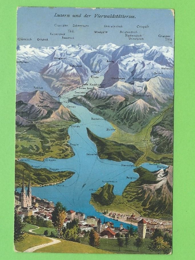 Cartoline postali: Luzern und der Vierwaldstättersee – Usato da Zürich venduto da t24_de