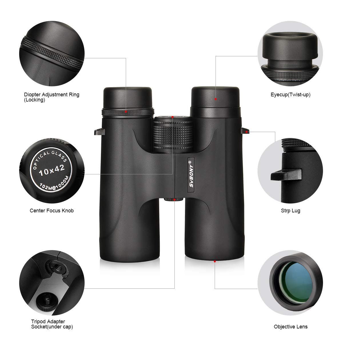 Binocoli: Binoculars Fernglas 8x32 – Nuovo e nell'imballaggio originale da Châtelaine venduto da topshop.switzerland 5