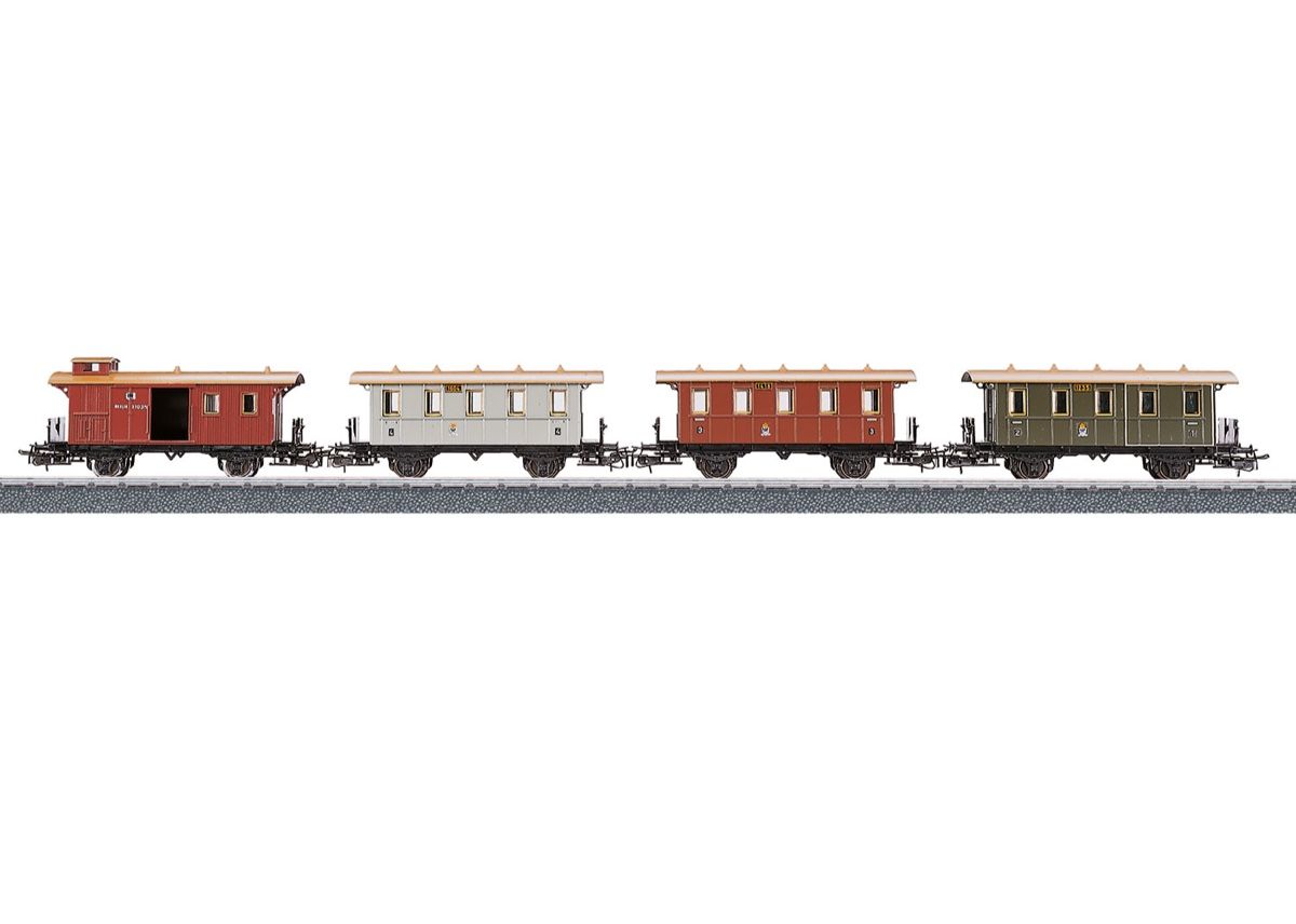 Märklin Modellini di ferrovie: Coffret de voitures de voyageurs prussiennes – Nuovo e nell'imballaggio originale da Rossemaison venduto da MatTerra96