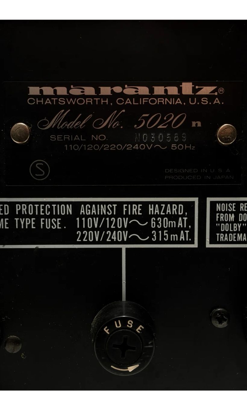 Marantz Registratori: Marantz model 5020 stéréo cassette deck – Usato da La neuveville venduto da Madmax1979 5