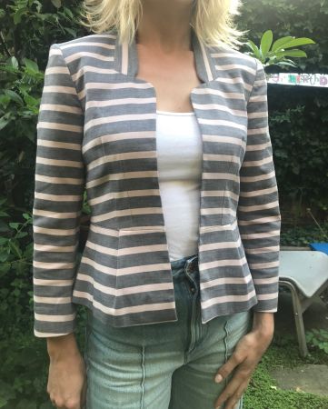 French Connection striped blazer 34