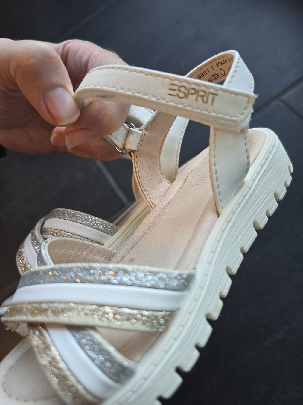Esprit Scarpe per ragazze: Esprit Sandalen, Gr. 26, Mädchen, Glitzer – Usato da Unterentfelden venduto da Panda-87 2
