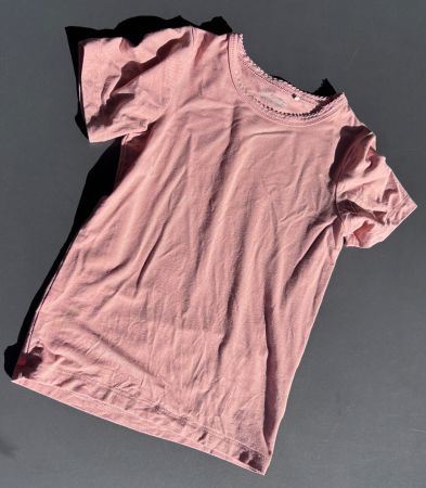 Viskose T-Shirt Minymo rosa Grösse 104