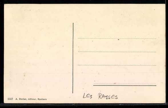 Cartoline postali: AK Les Rasses, Maison dans les bois – Usato da Berlin venduto da bartko-reher 1