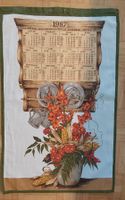 Küchentuch Motiv Kalender 1987