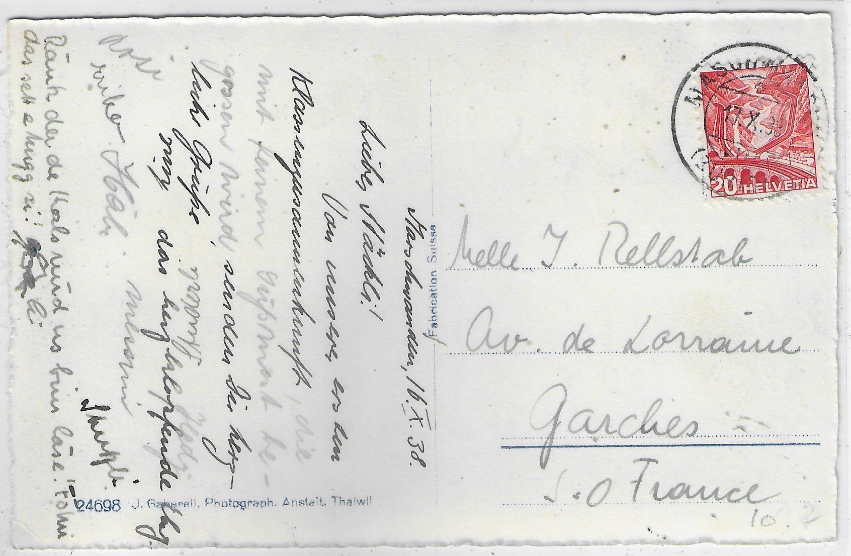 Cartoline postali: Maschwanden ZH - Dorfpartie – Usato da Ettingen venduto da Kartenplanet 1