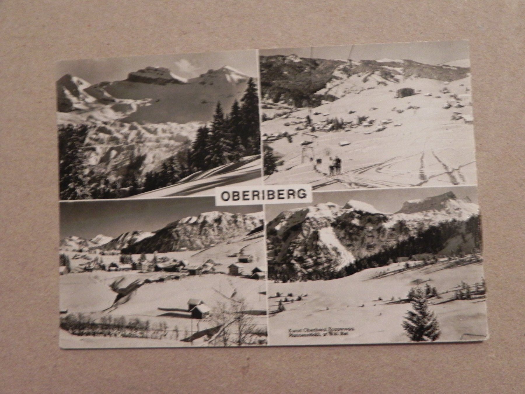 Cartoline postali: Ansichtskarte Oberiberg Einsiedeln SZ – Usato da Siebnen venduto da krimsie