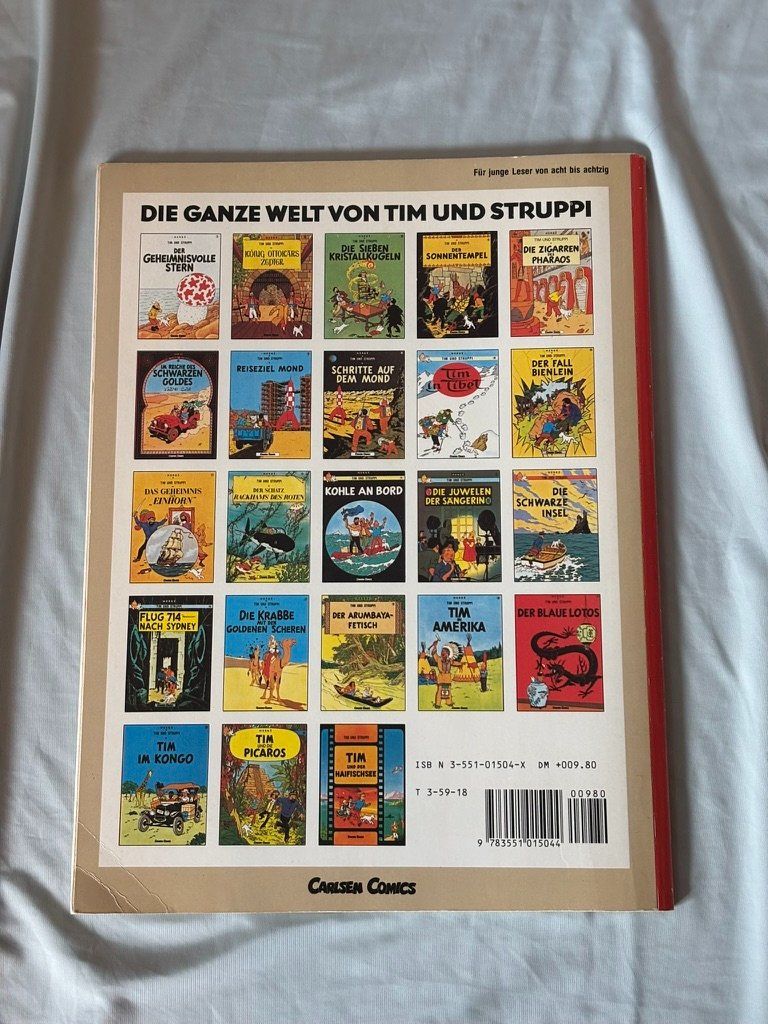 BD: Comic Tim und Struppi Der Sonnentempel Carlsen Comics – D'occasion à Birmensdorf ZH par SwissQualityTrade 1
