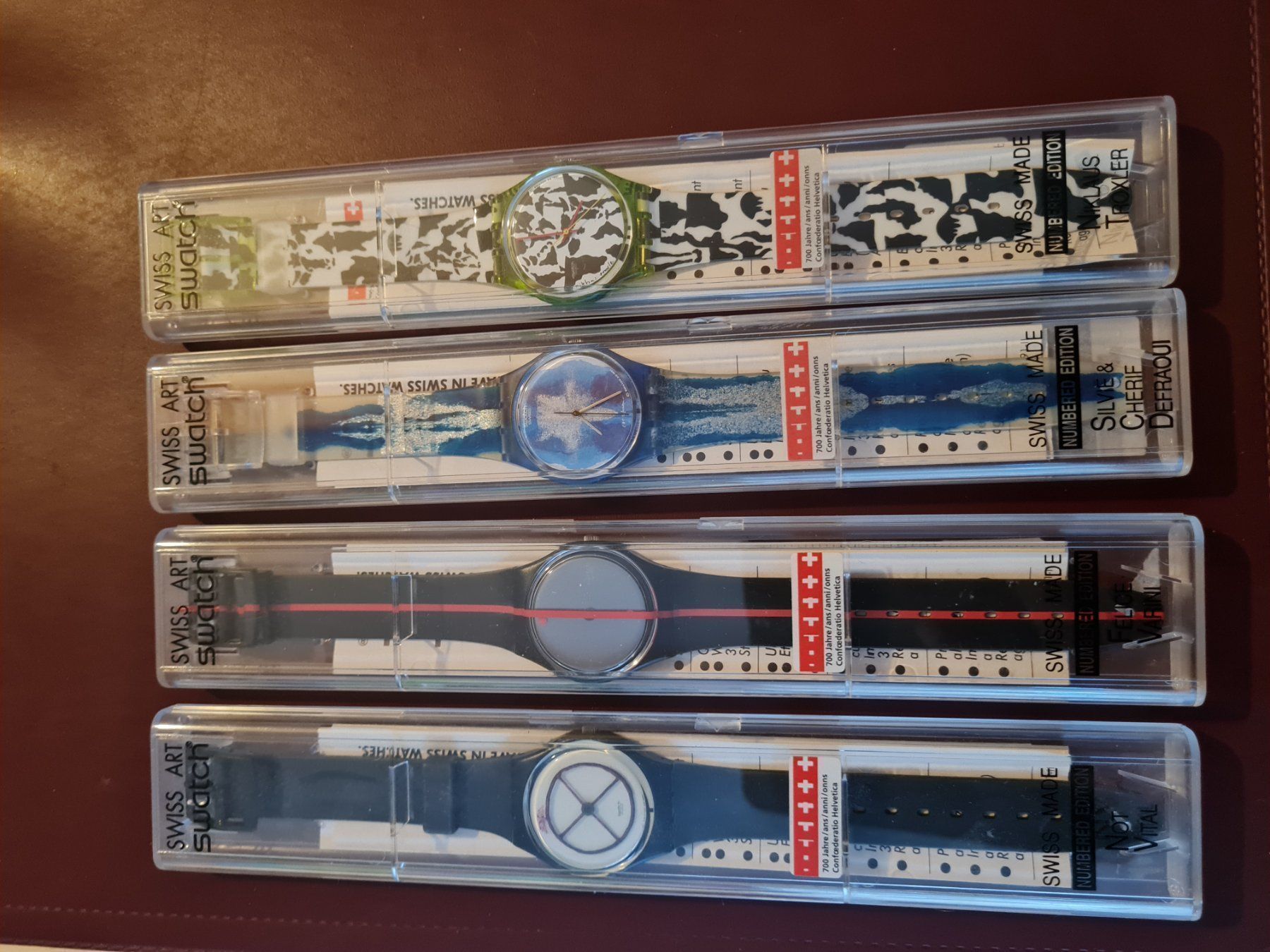 Swatch Orologi: Swatch 700 Jahre Eidgenossenschaft – Nuovo e nell'imballaggio originale da Haldenstein venduto da Gigathlon4