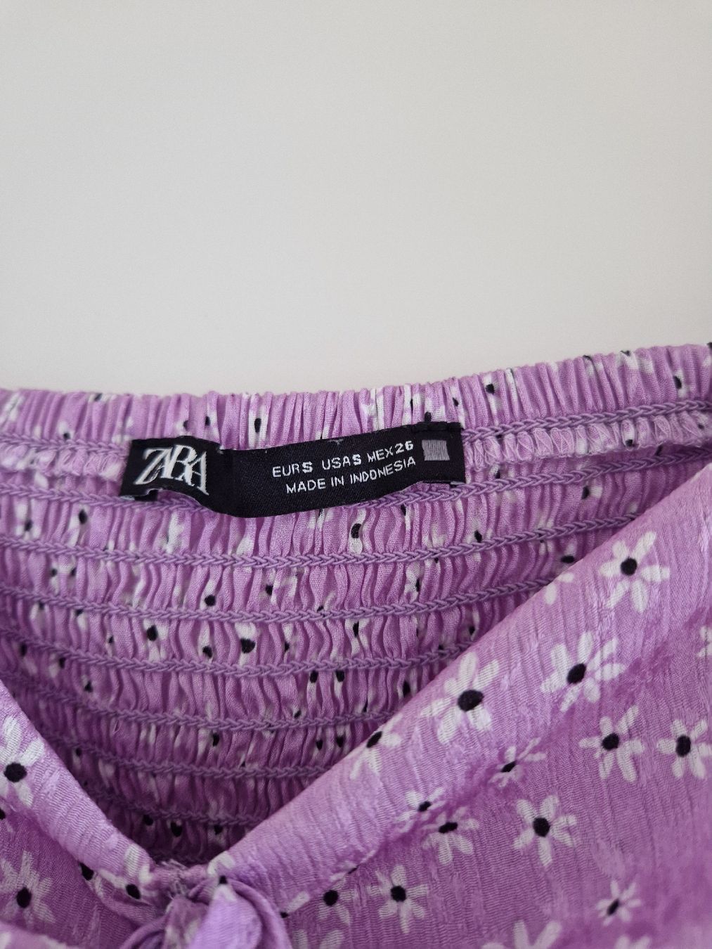 Zara Blusen: Zara Bluse, S, Lila Blumen – Neu (gemäss Beschreibung) aus Wil SG von an_ka 2