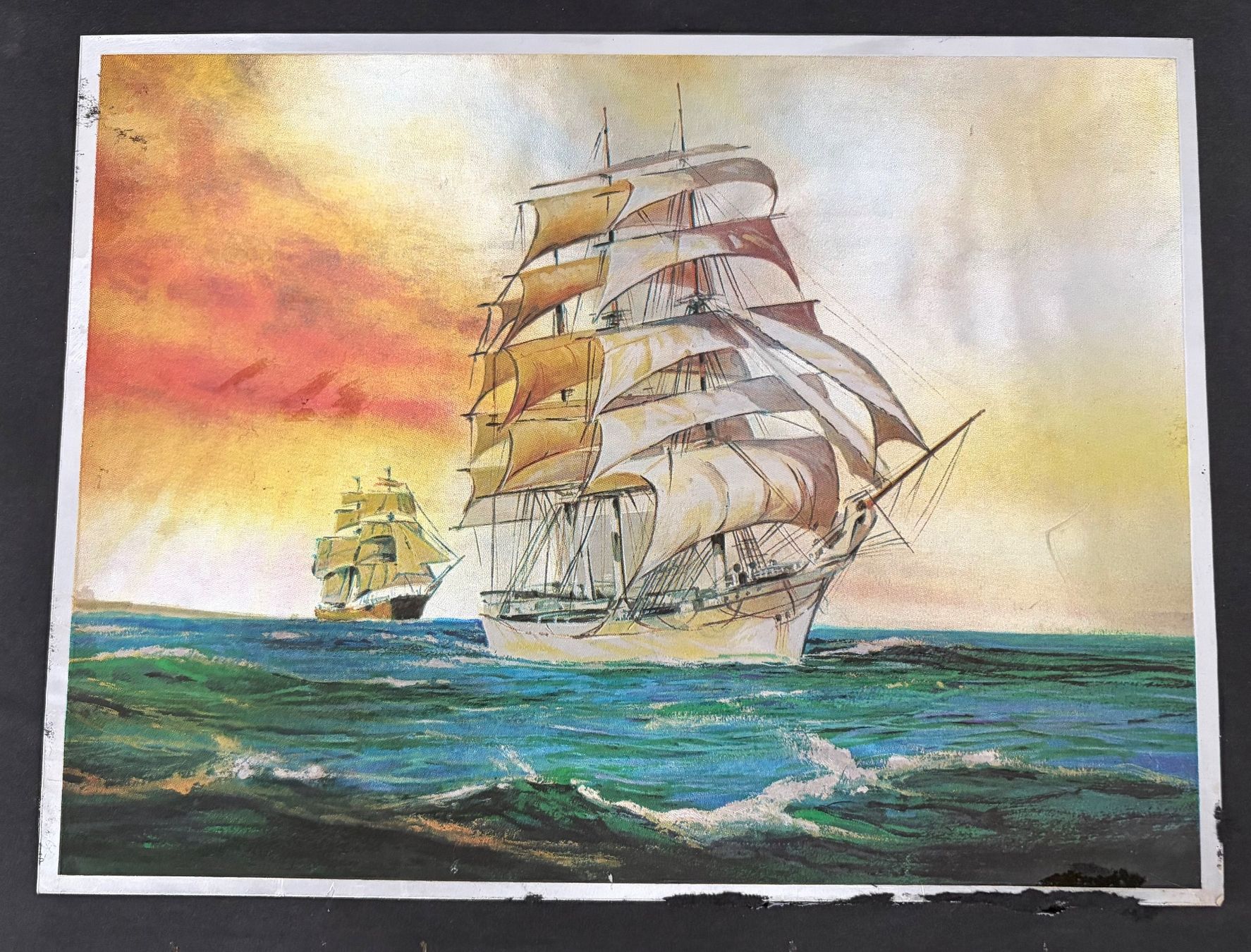 Poster & Bilder: Segelschiff-Bild – Gebraucht aus Oberbüren von mjt_xw5w