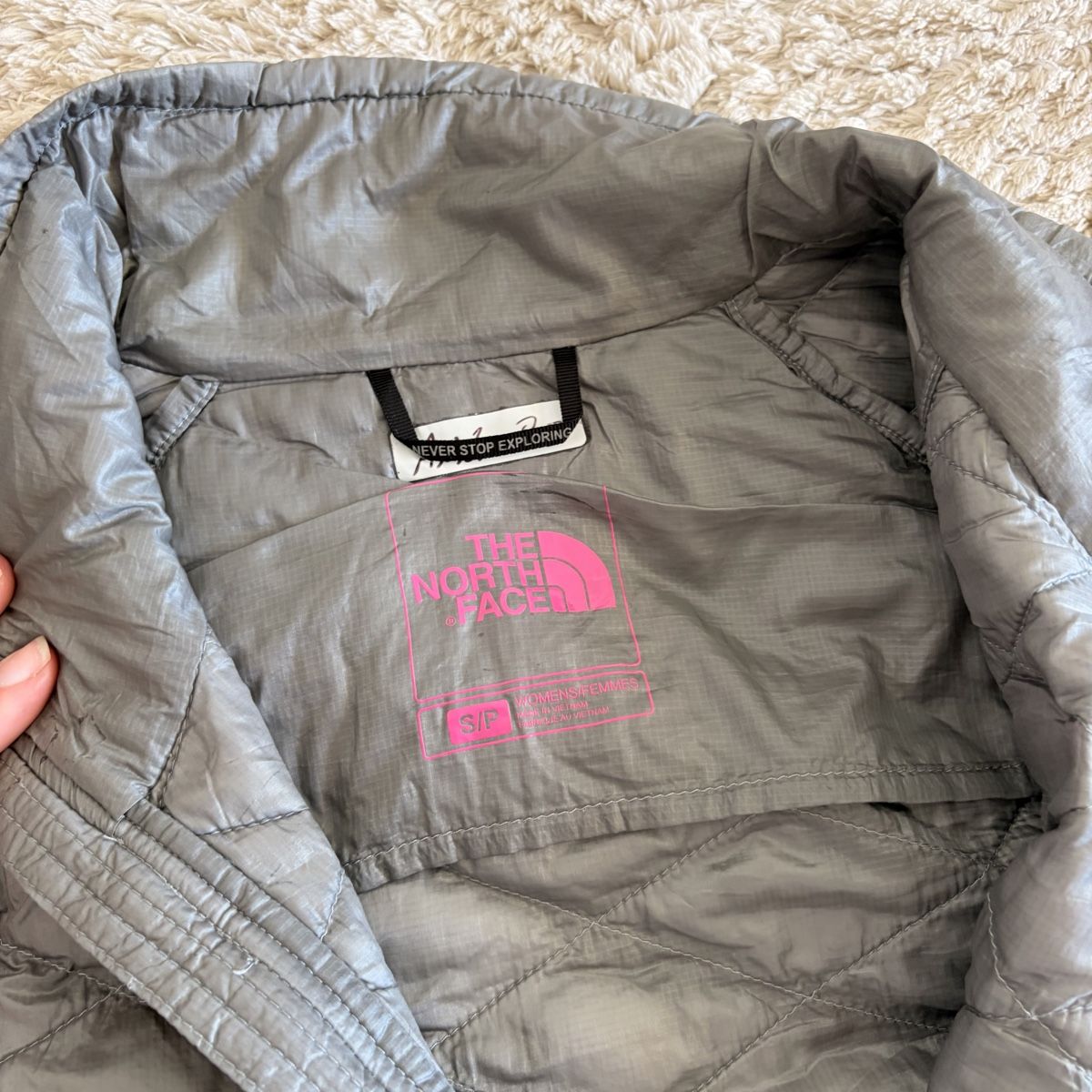 North Face Giacche: The North Face Thermoball argentée - Taille S – Nuovo (secondo la descrizione) da Neuchâtel venduto da aliceguins 3