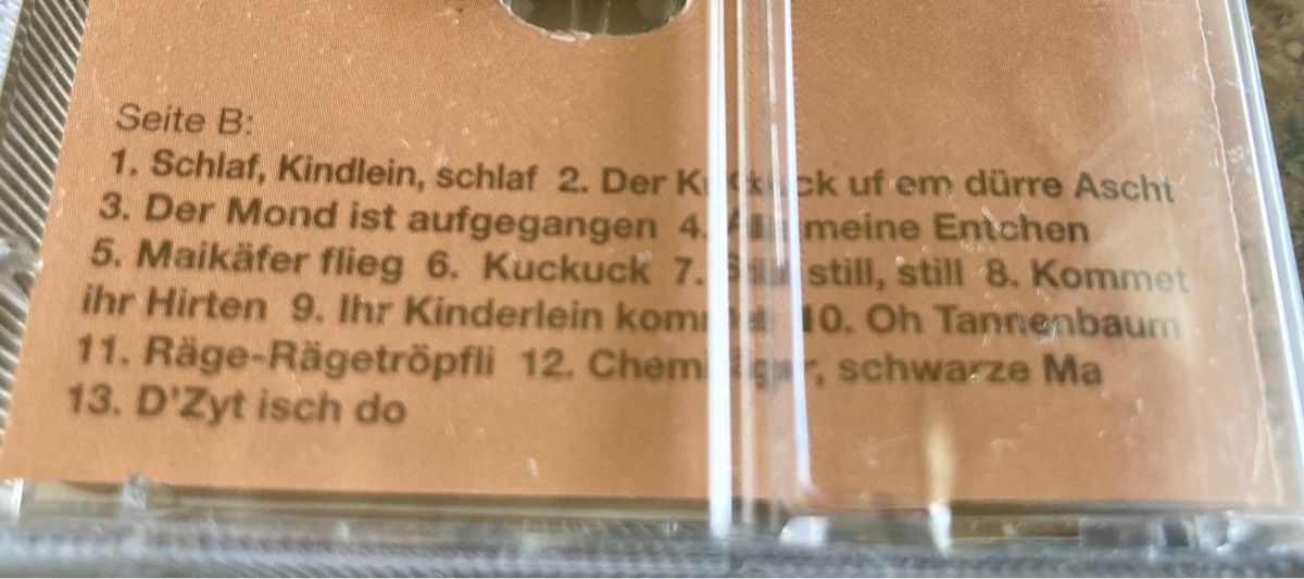 Musicassette: Schweizerdeutsche Kinderlieder, Kassette - NEU – Nuovo e nell'imballaggio originale da Vinelz venduto da Viewfinder84 3