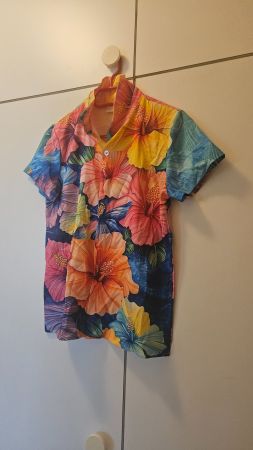 Camicia floreale tg.M poliestere