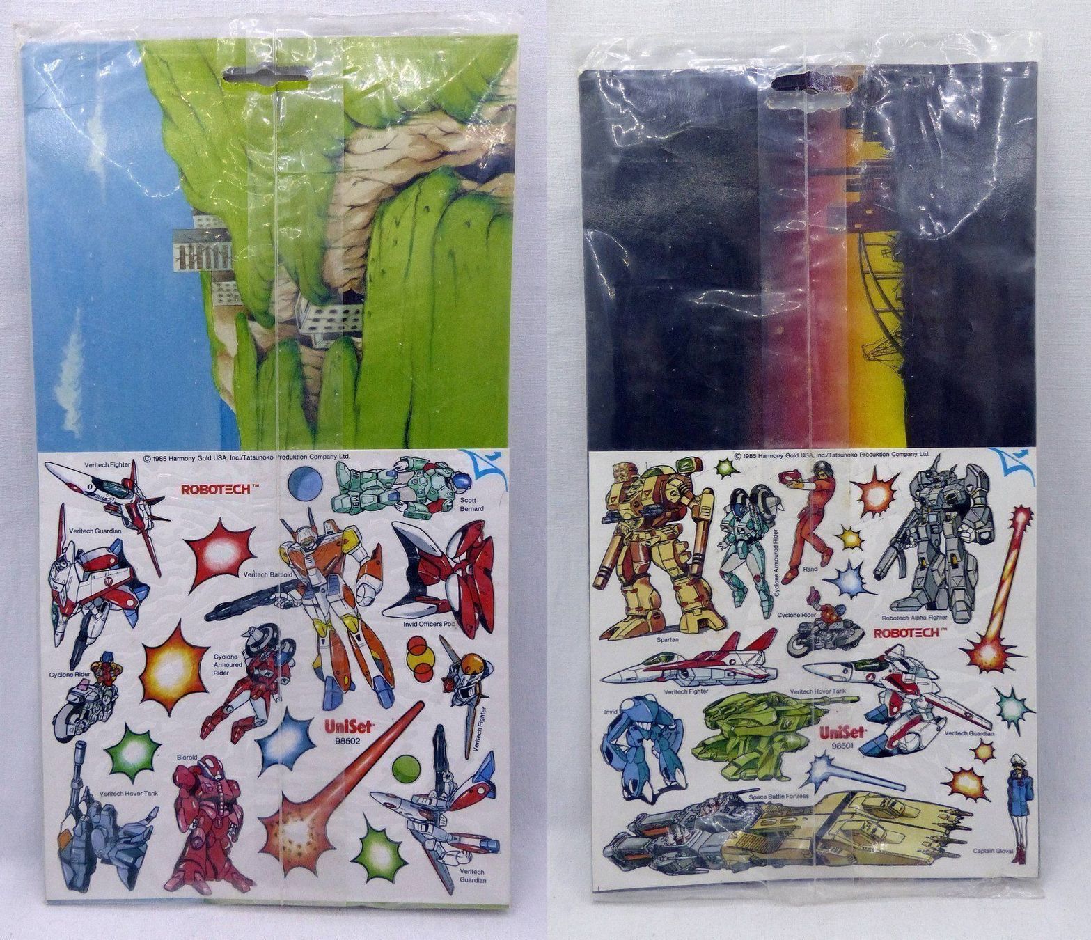 Giochi: 1985 ROBOTECH PRESS PEEL COMPLETE SERIE 1 & 2 STILL SEALED – Nuovo e nell'imballaggio originale da Lugano venduto da YouWantUS 1