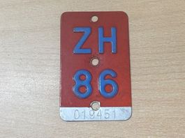 ZH86 Nummerschild CH