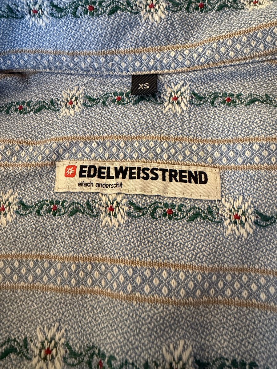 Edelweiss Camicie: Edelweiss Hemd - hochwertig – Usato da Schaffhausen venduto da stestu85 1
