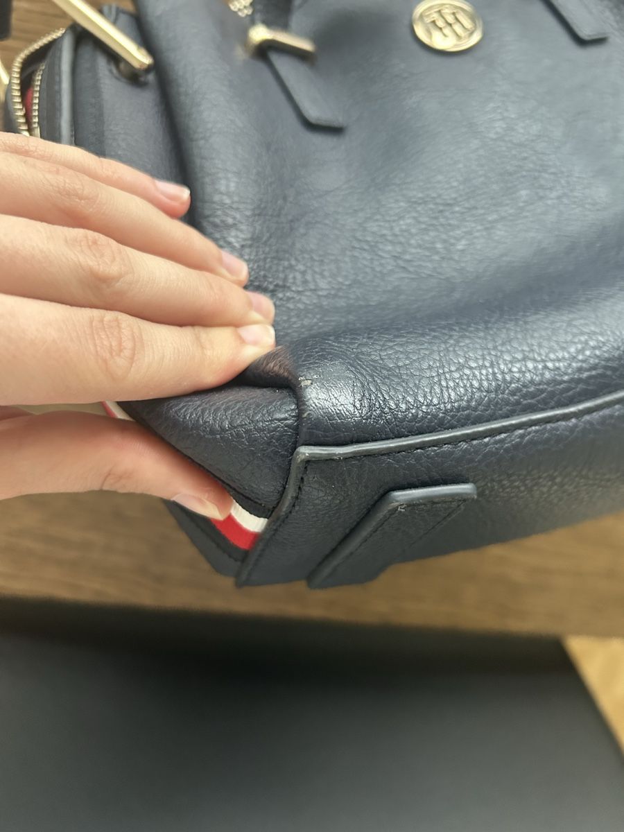 Tommy Hilfiger Borse da donna: Tommy Hilfiger Handtasche, dunkelblau – Nuovo (secondo la descrizione) da Basel venduto da maura.bachmann 3