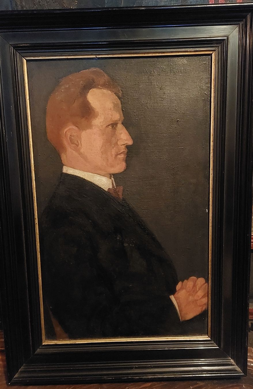 Dipinti: Direktor Fa Rauschenbach Schaffhausen A.Kolb IWC Gemälde – Usato da Opfertshofen SH venduto da museumswert
